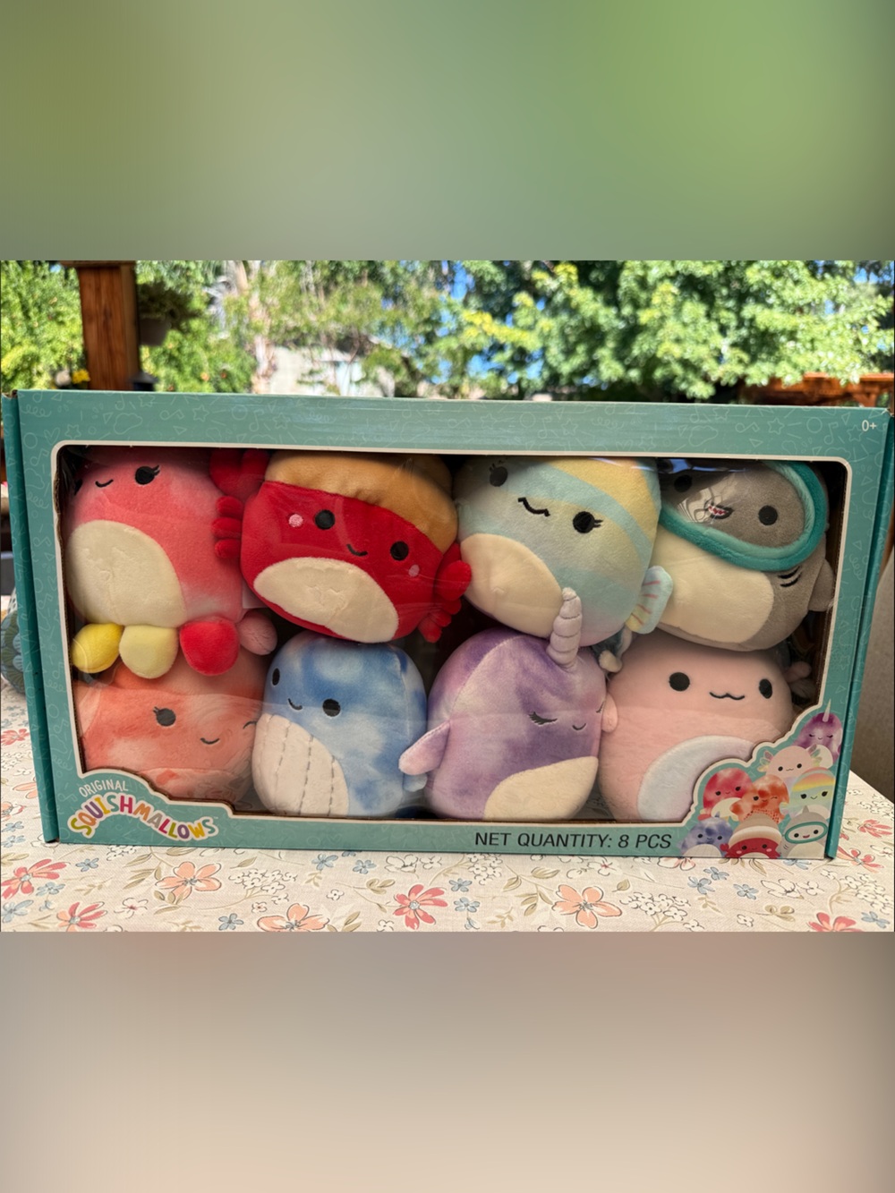 Kellytoy Squishmallows 5" Sea Life Squad 8-Pack Set - Never Removed